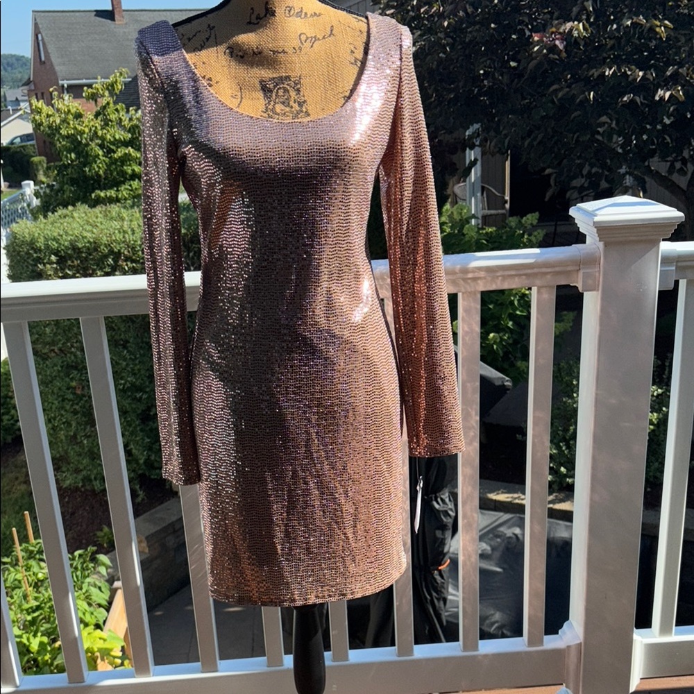 Jump Apparel Sequined Dress